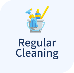 regular cleaning